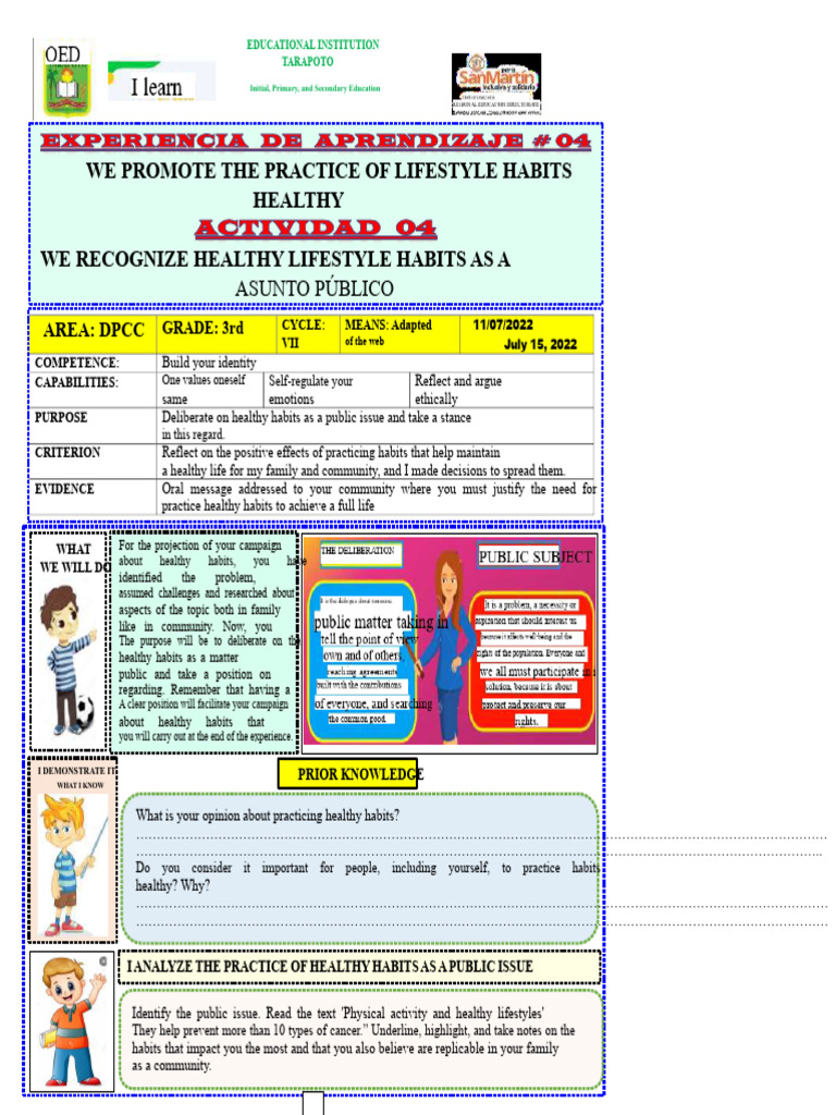 DPCC 3rd EXP. 4 Session 4 | PDF | Obesity | Cancer