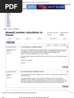 Nusselt Number Calculation in Fluent - CFD Online Discussion Forums