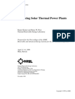 Financing Solar Thermal Power Plants