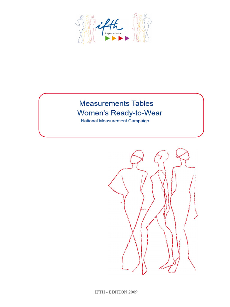 Women's Ready-to-Wear Measurement Standards | PDF | Neck | Waist