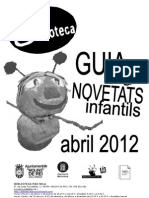 Butlleti Novetats Infantil Abril 12