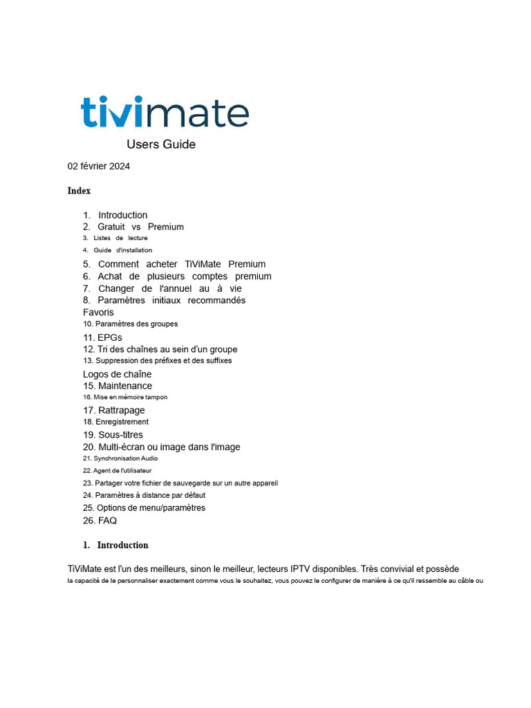 Guide complet de TiViMate | PDF | Sauvegarde (informatique) | Android ...