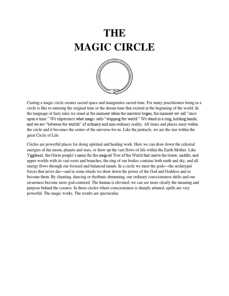 The Power of Casting Magic Circles | PDF