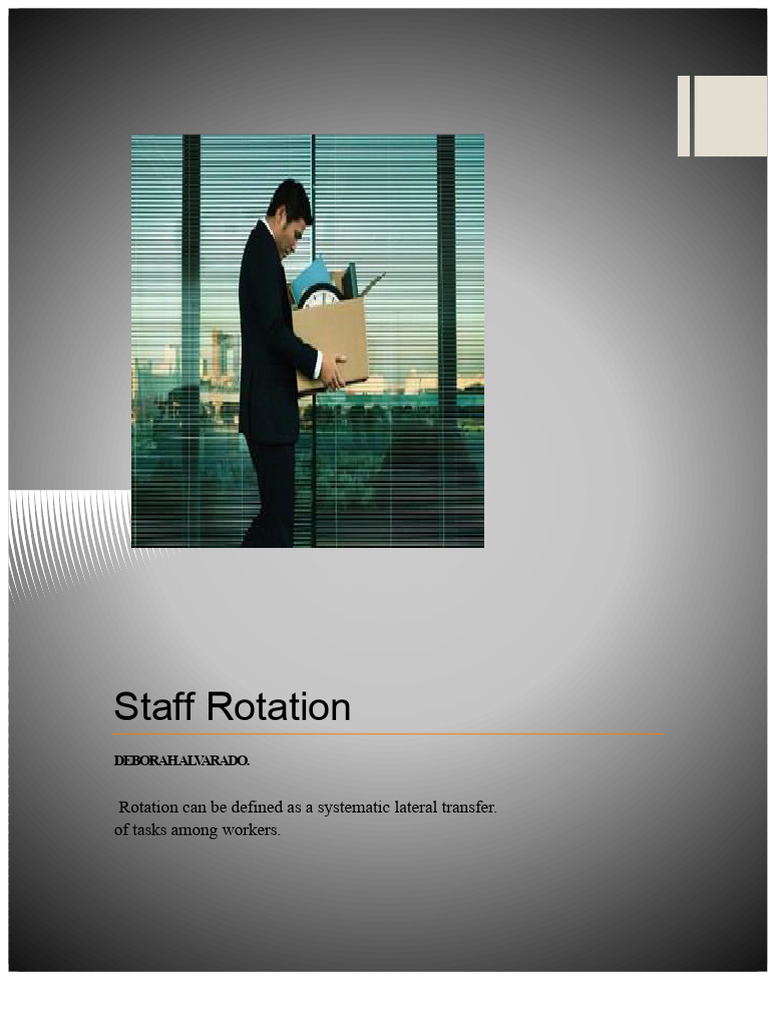 Staff Rotation | PDF | Employment | Motivation