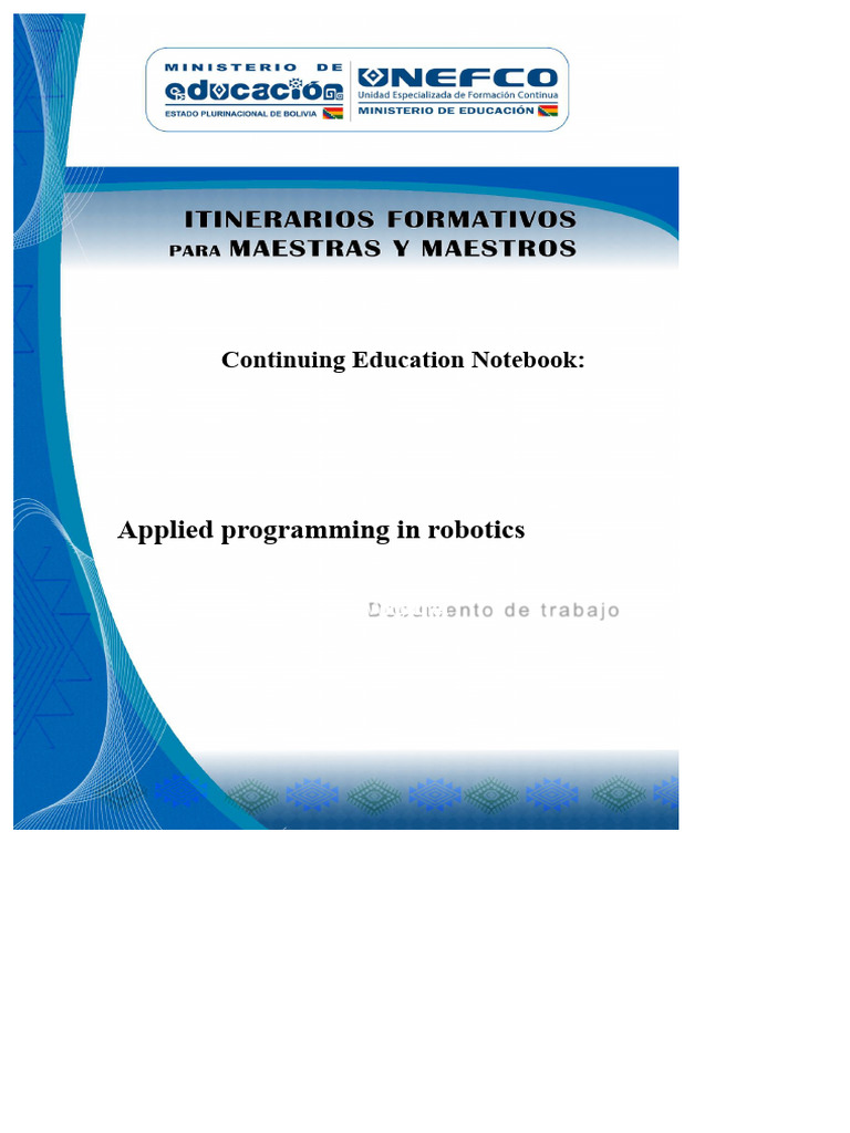 Notebook 2 Robotics | PDF | Assembly Language | Computer Programming