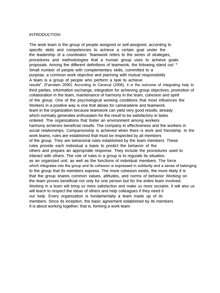 Understanding Teamwork Dynamics | PDF | Conformity | Intensive Care ...