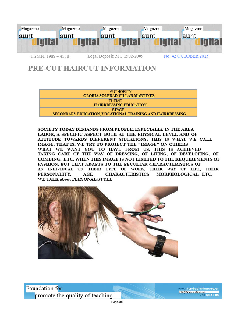 Introduction To Cutting | PDF | Hairstyle | Knife