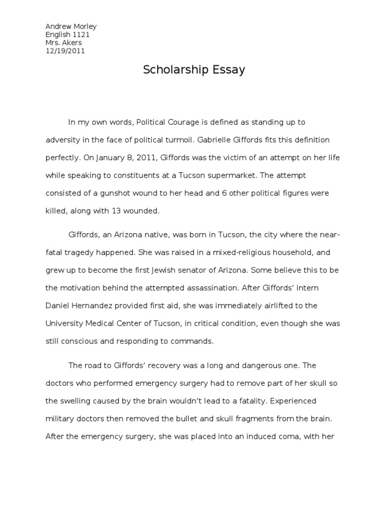 concluding a scholarship essay