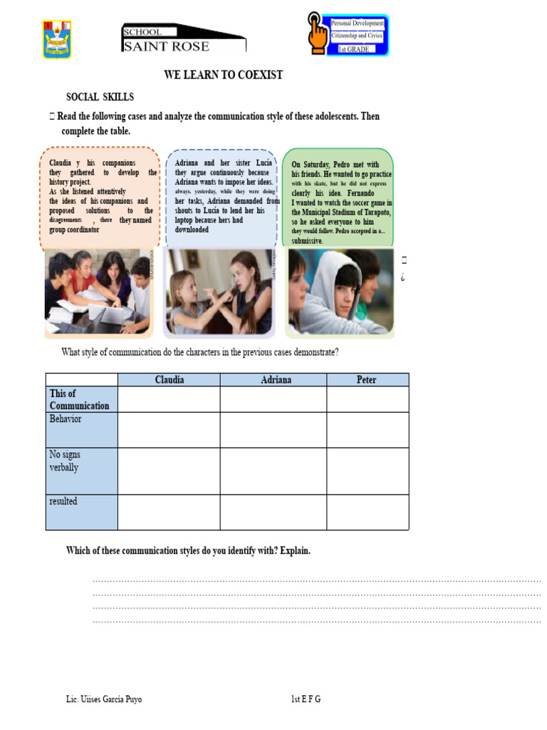 Card 05. WE LEARN TO COEXIST | PDF | Communication | Liberal Arts Education