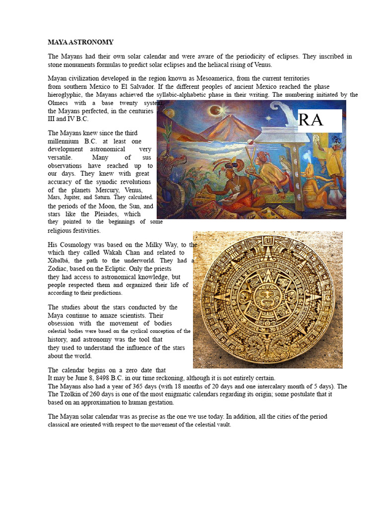 Mayan Astronomy | PDF | Maya Civilization | Astronomy