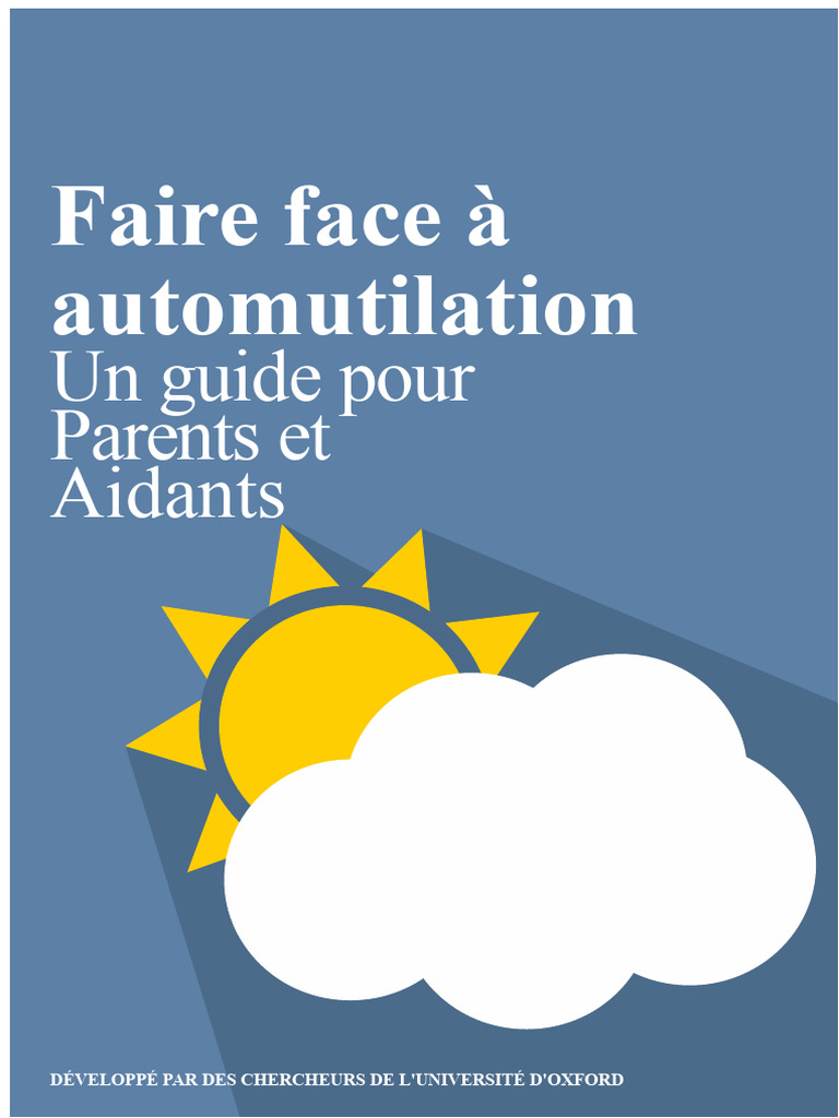 Guide pour aider face à l'auto-mutilation | PDF | Automutilation ...