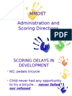 MMDST: Administration and Scoring Directions