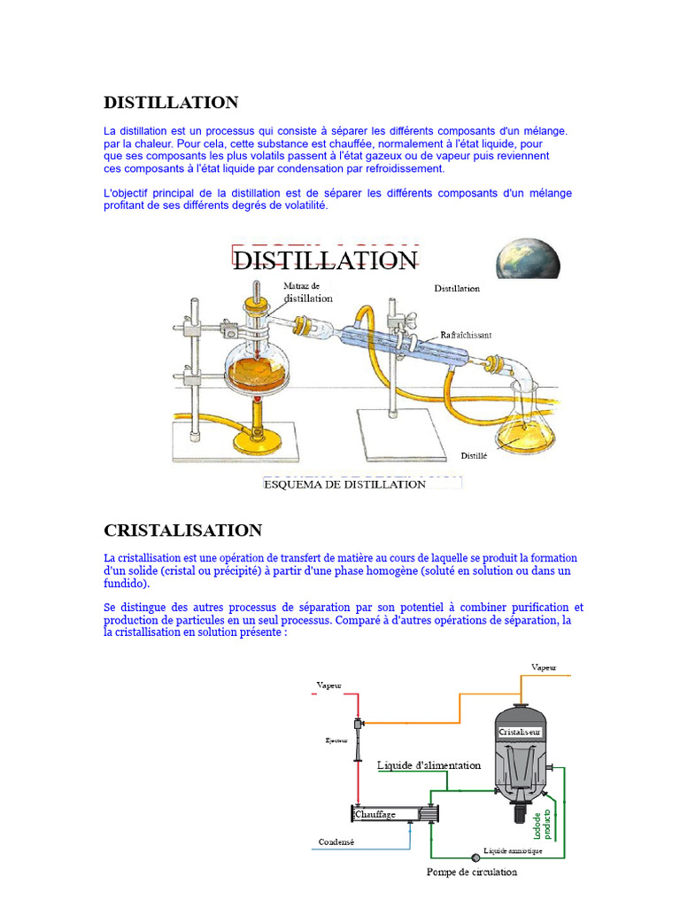 Techniques de séparation en chimie | PDF | Pression | Filtration