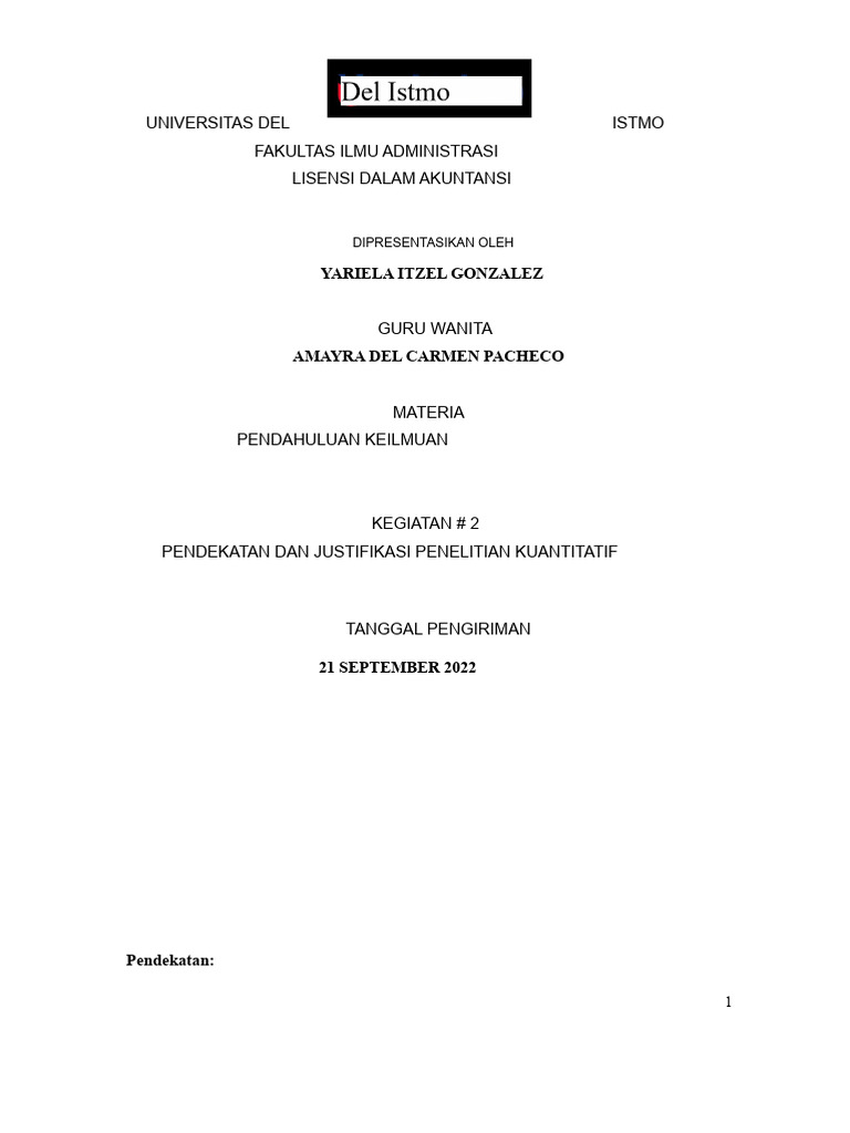 Kegiatan 2 Pengenalan Ilmu Pengetahuan | PDF