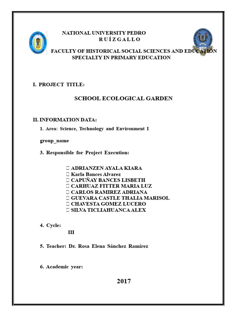 Example of A Bio-Garden Project | PDF | Vegetables | Manure