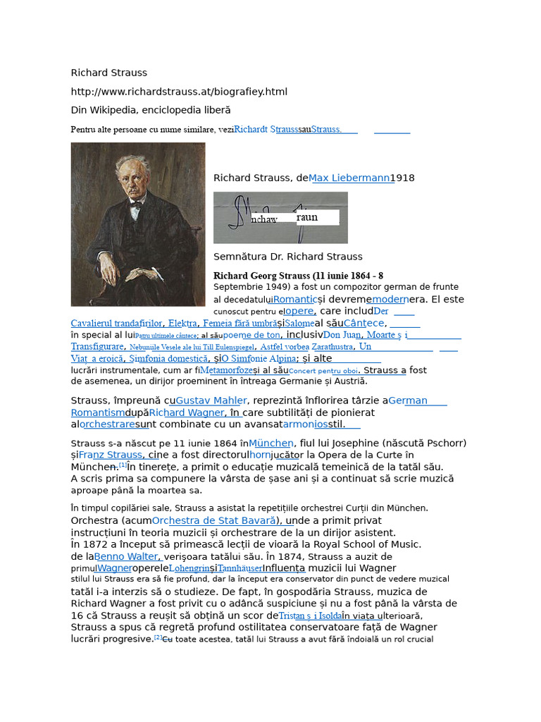 Richard Strauss | PDF