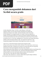 Trik Unduh Gratis dari Scribd | PDF