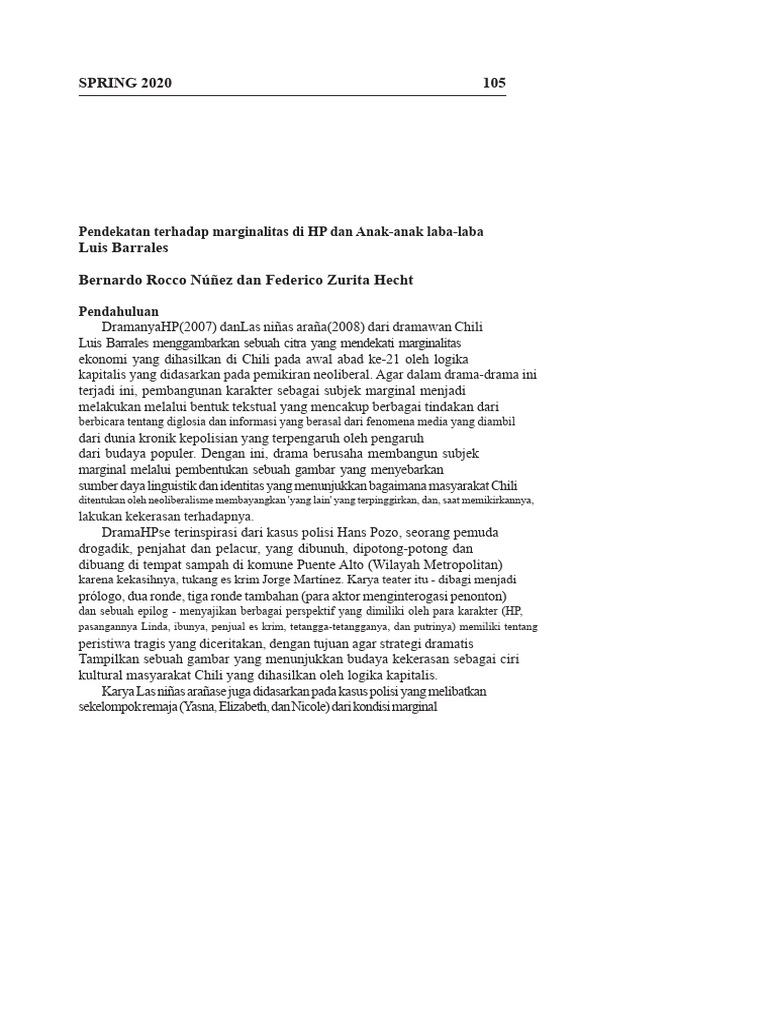 2020 Bernardo Rocco Federico Zurita Pendekatan Terhadap Marginalitas Di ...