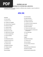 Chapitres ATA 100 pour Avions Généraux | PDF | Aviation | Avion