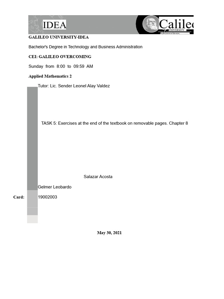 Exercises at The End of The Textbook | PDF