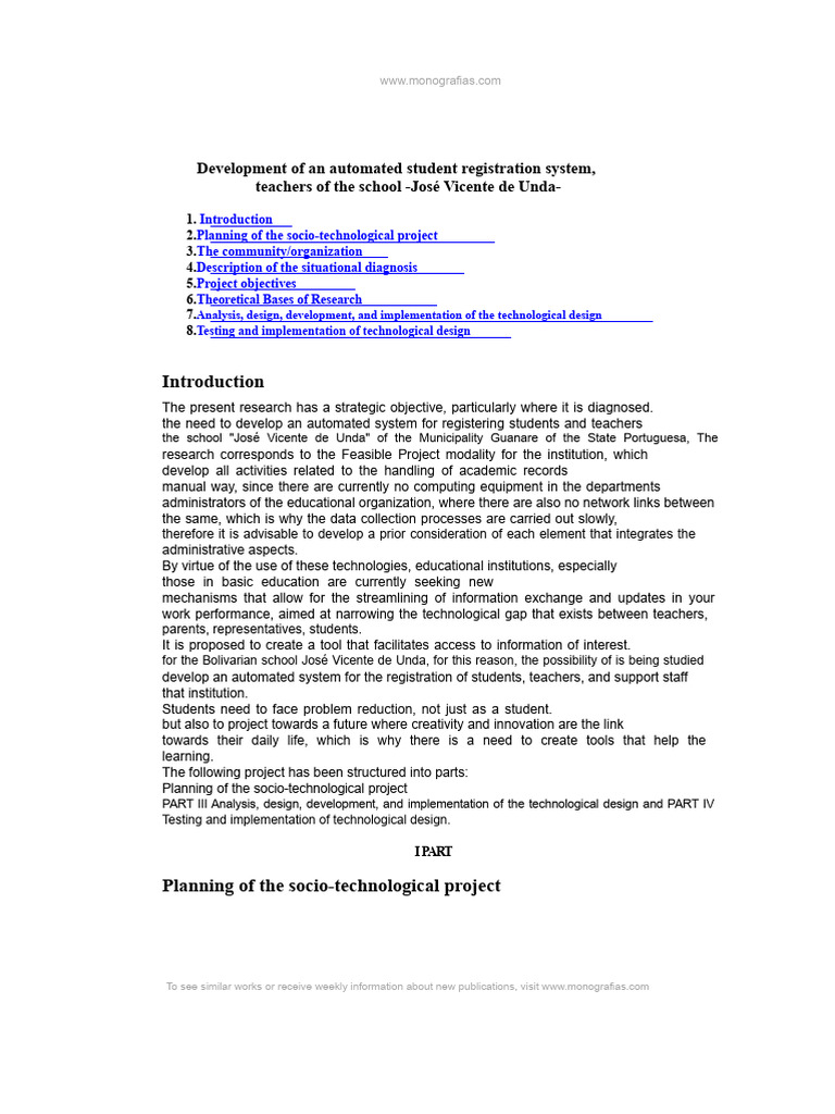 Development of An Automated System For Student and Teacher Registration ...