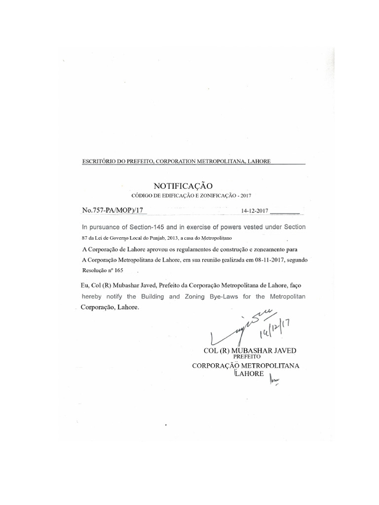 Draft de Leis Municipais de Edificação - MCL 2017 | PDF | Planejamento ...