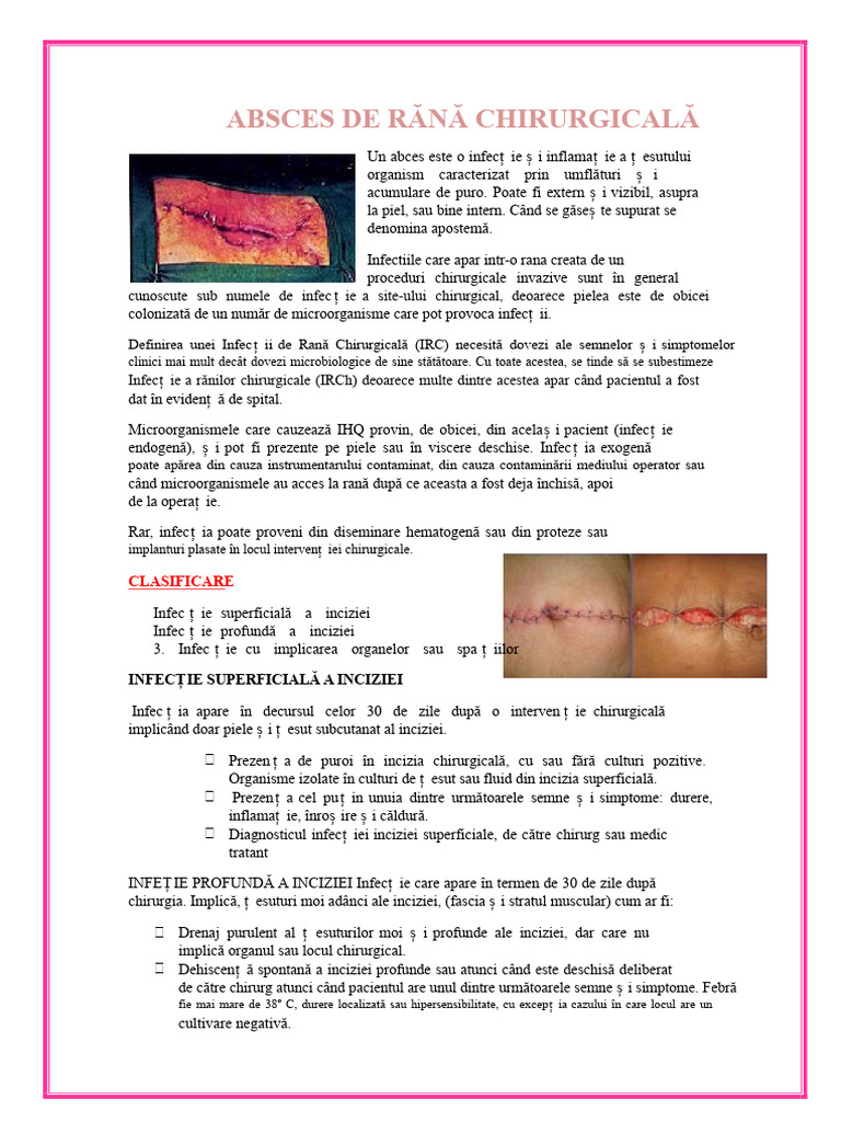 Absces Chirurgical | PDF