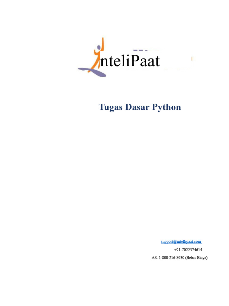 Tugas Dasar Python Baru | PDF