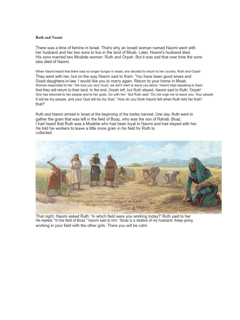 Ruth and Naomi | PDF