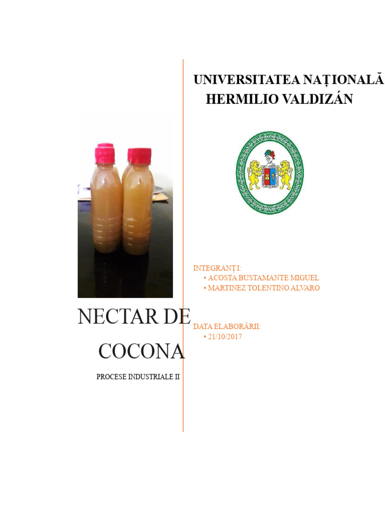 Nectar de Cocona | PDF