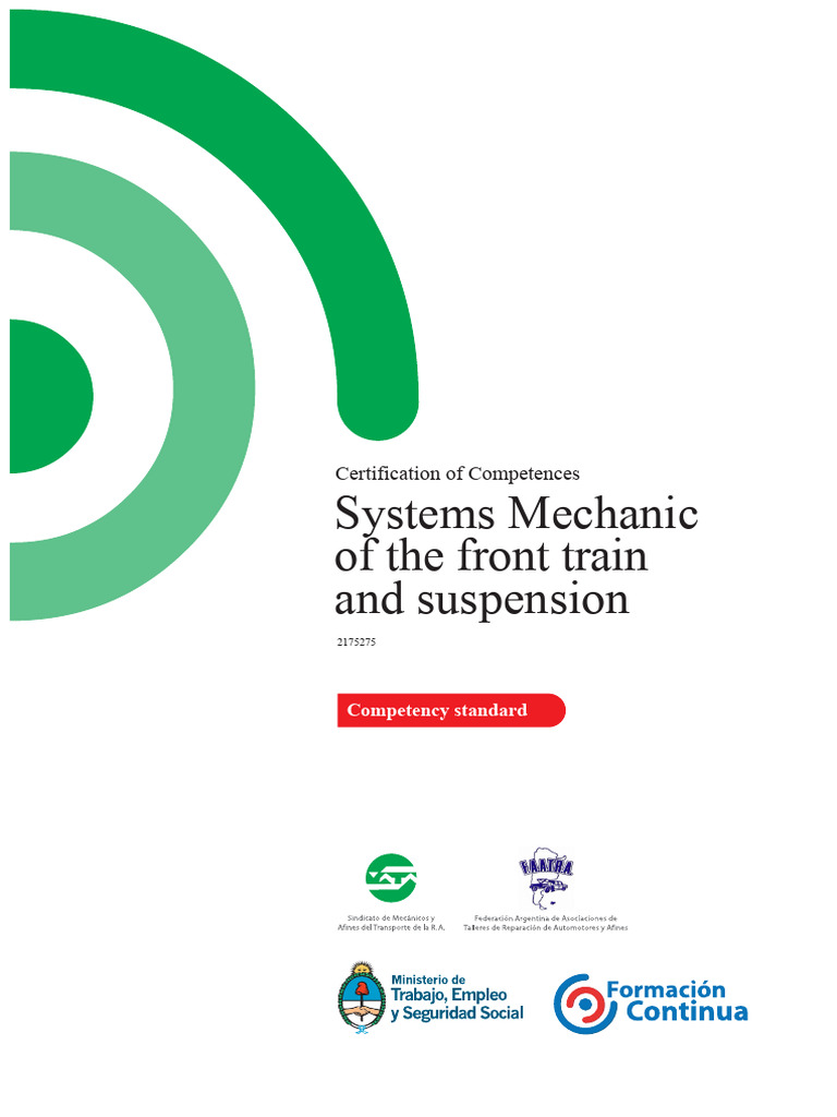 Front Train Mechanics | PDF | System | Information