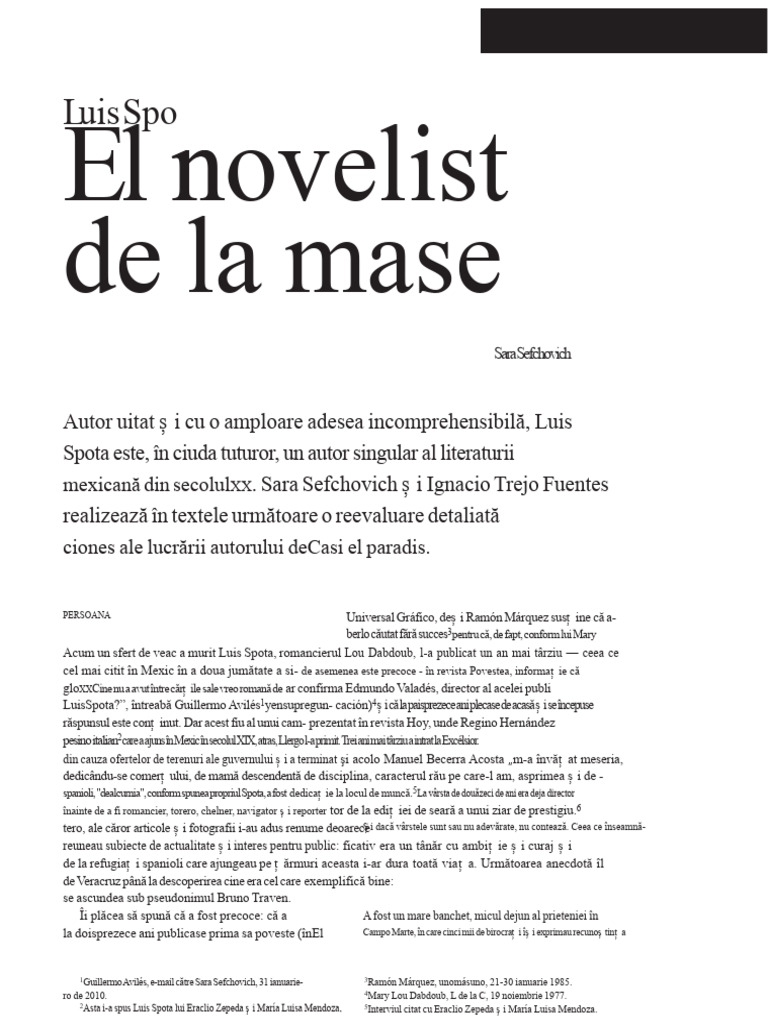 Luis Spota | PDF