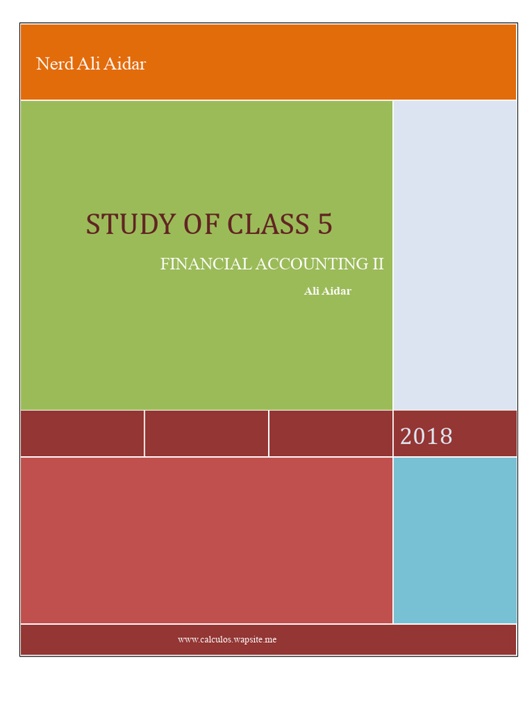 Class 5 Financial Accounting Overview | PDF | Equity (Finance) | Debits ...