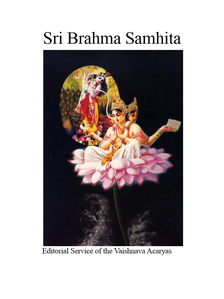 Brahma Samhita ISEV | PDF | Vedas | Brahman