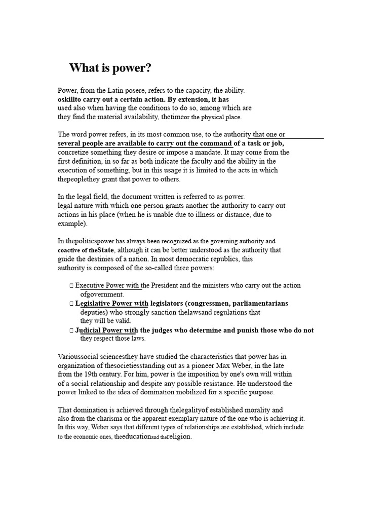 Understanding Power: Definitions and Types | PDF | Value (Ethics)