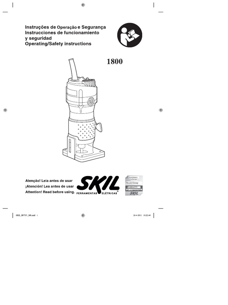 Palm Router Safety and Specifications Guide | PDF | Electrical ...
