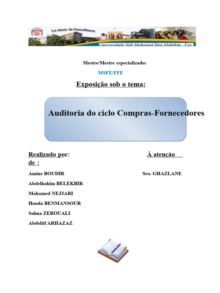 Auditoria do Ciclo de Compras 2009-2010 | PDF | Contabilidade | Imposto ...