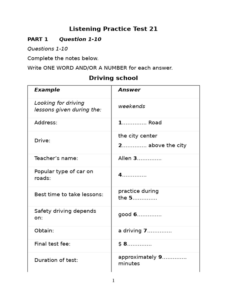 Listening Practice Test 21 & 22 Guide | PDF | Rice | Pollination