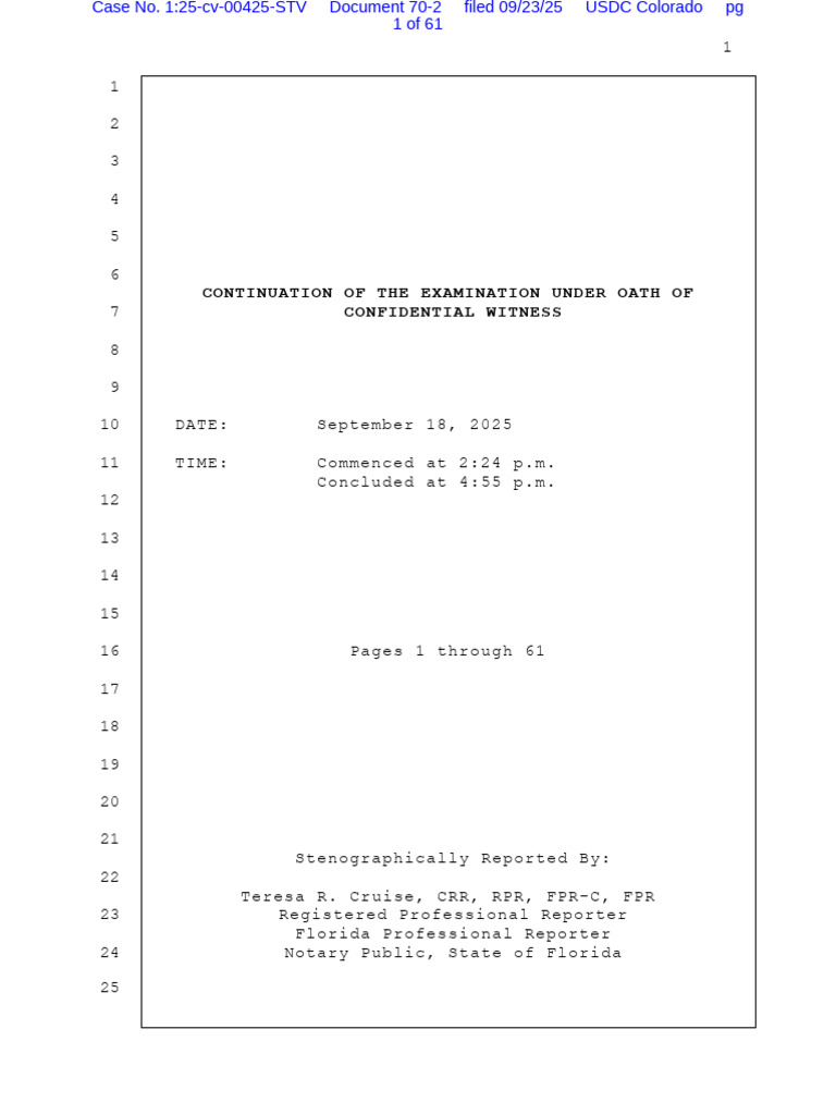 Confidential Witness Examination Transcript | PDF | Operating System | Cuba