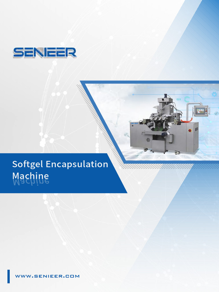 Softgel Encapsulation Machine Overview | PDF | Machines | Mechanical ...