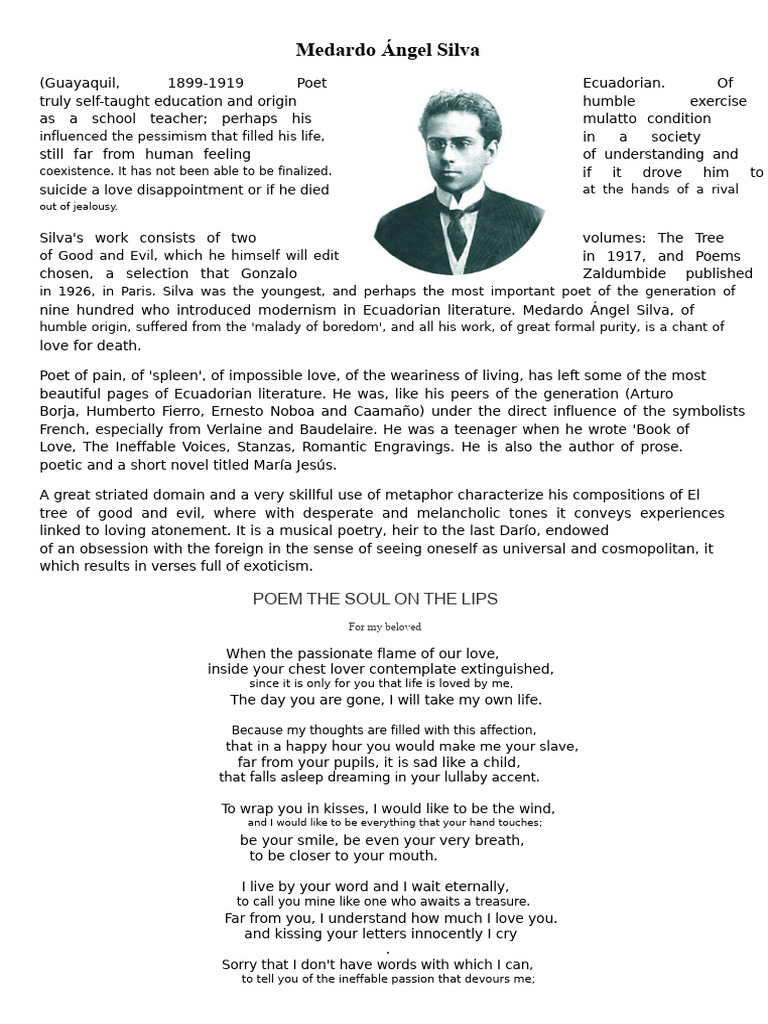 Ecuadorian Poets | PDF