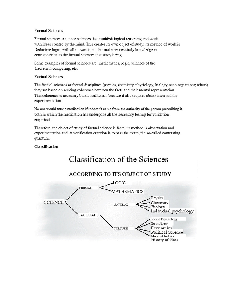 Formal Sciences | PDF