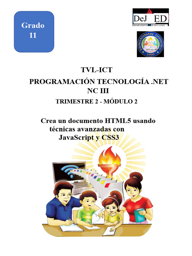 Q2 MÓDULO2 G11 .NET PROG MangaldanNHS | PDF | Script Java | HTML
