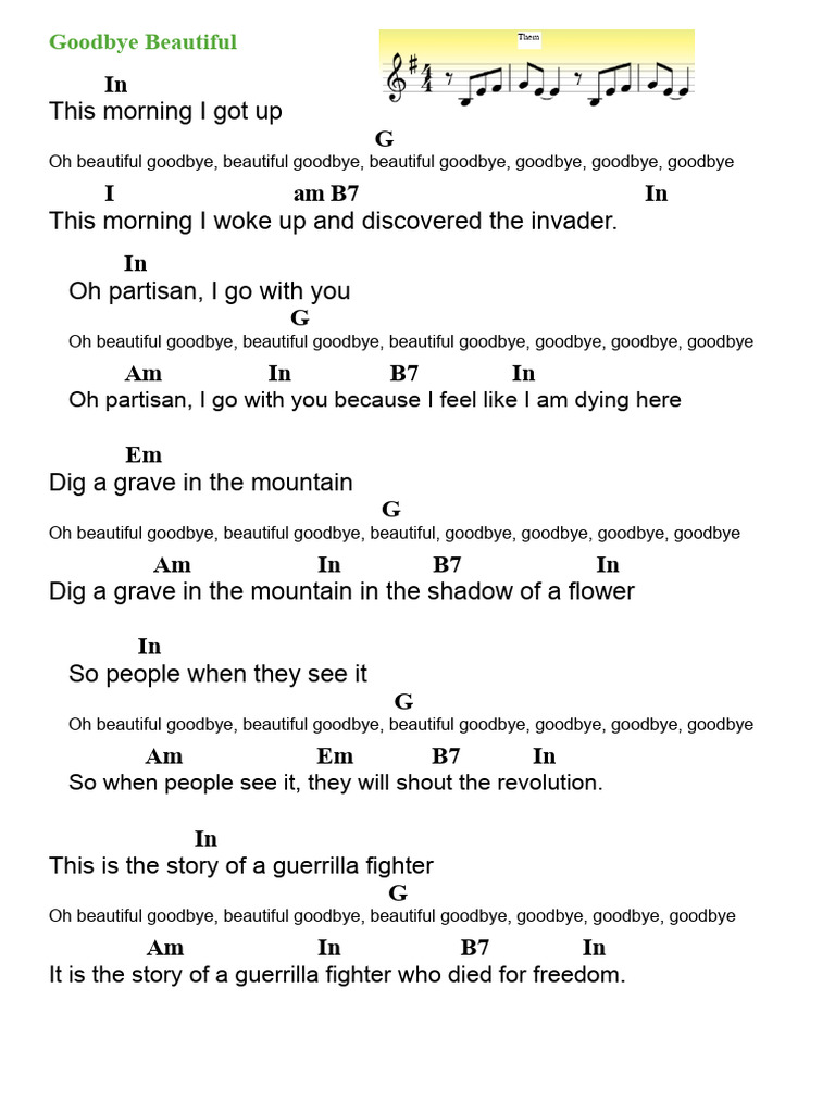 Figure 23 - Beautiful Goodbye | PDF