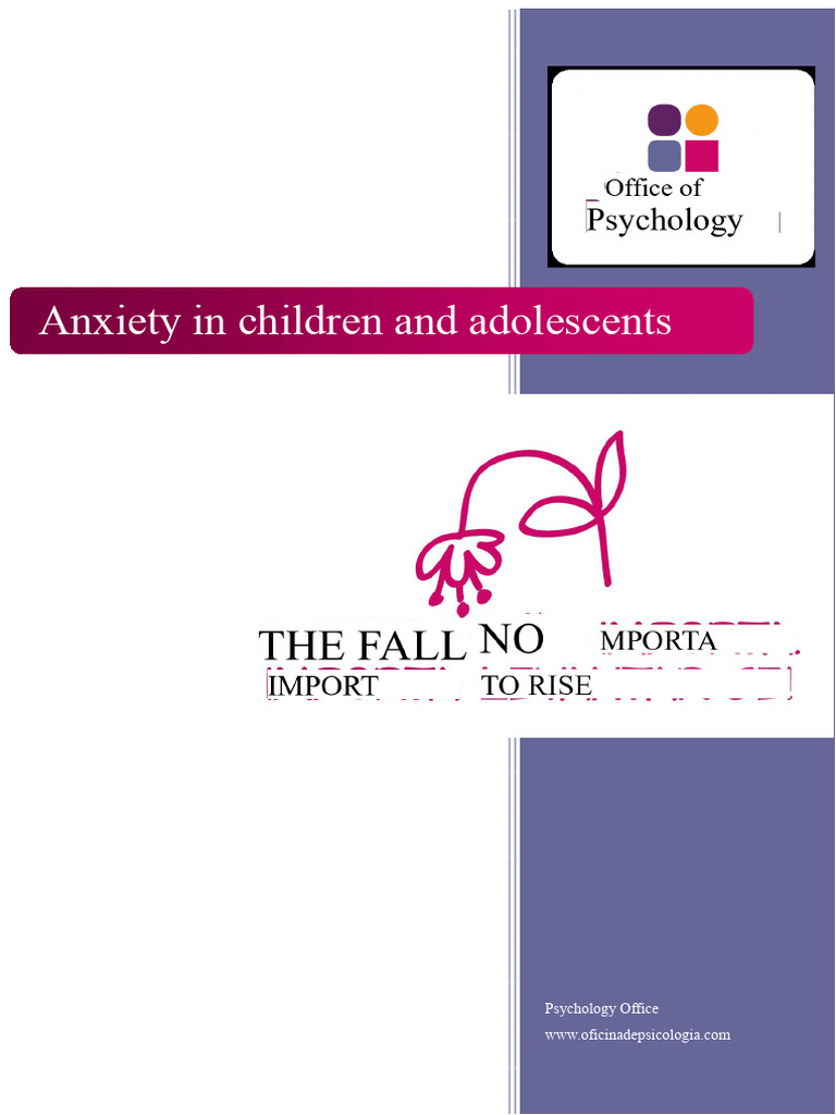 Understanding Anxiety in Children | PDF | Anxiety | Mental Disorder