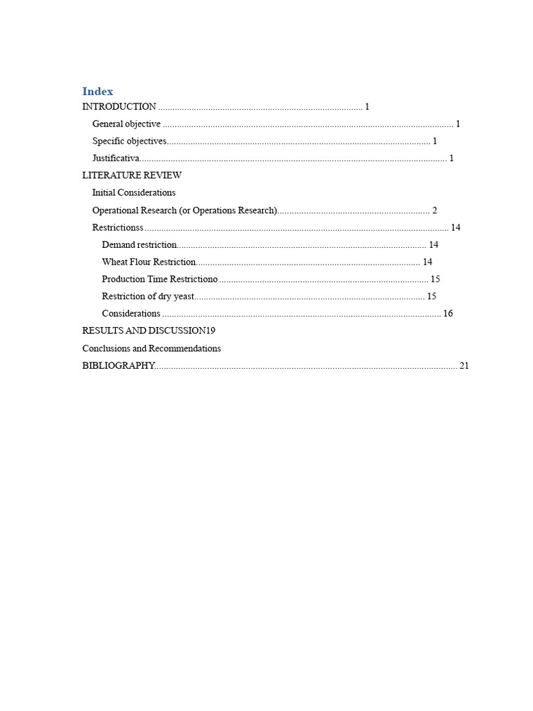 Optimizing Bakery Production with Operations Research | PDF ...