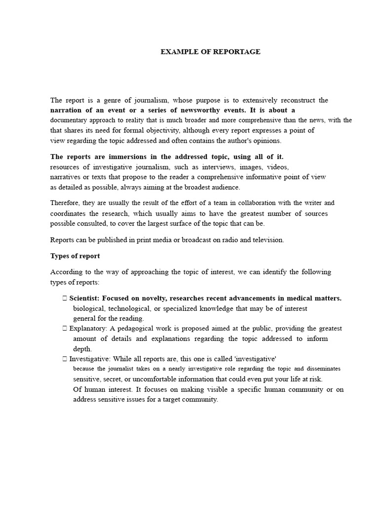 Understanding Reportage Journalism | PDF | Venezuela