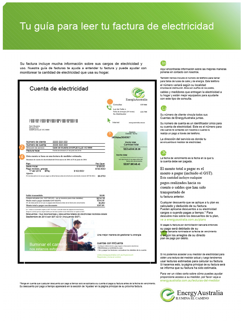 Cómo entender tu factura de electricidad | PDF | Factura | Uso ...
