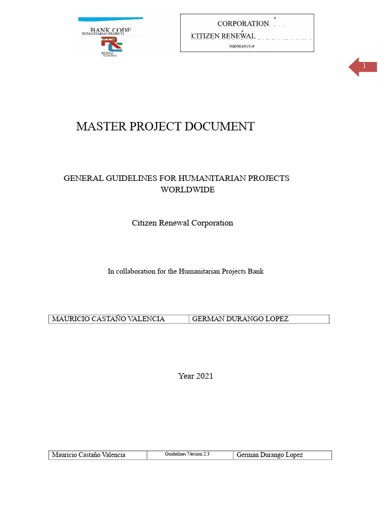 MASTER DOCUMENT GLOBAL PROJECTS v2 - 3 PDF | PDF | Millennium ...