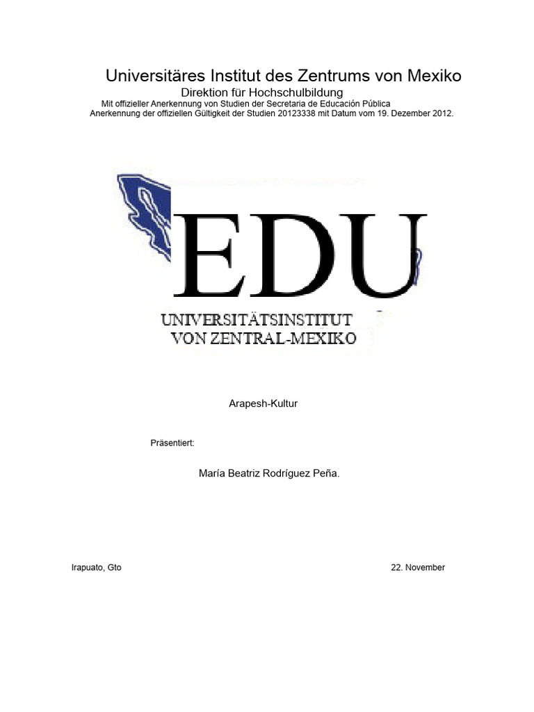 Arapesh Kultur | PDF